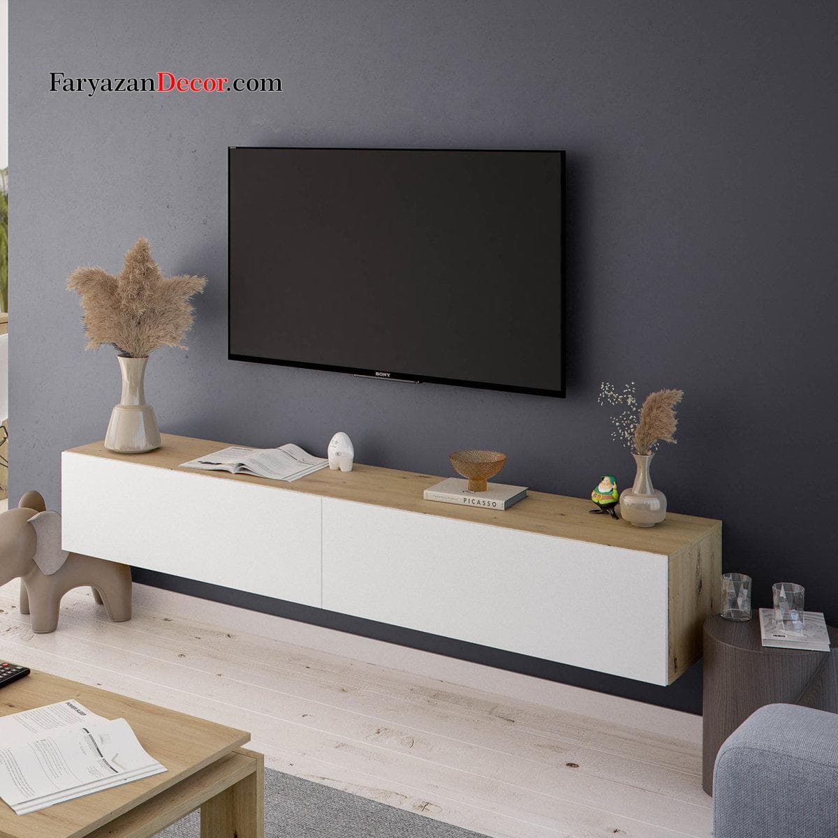 میز تلویزیون فریازان دکور مدل Media console — تصویر ۵
