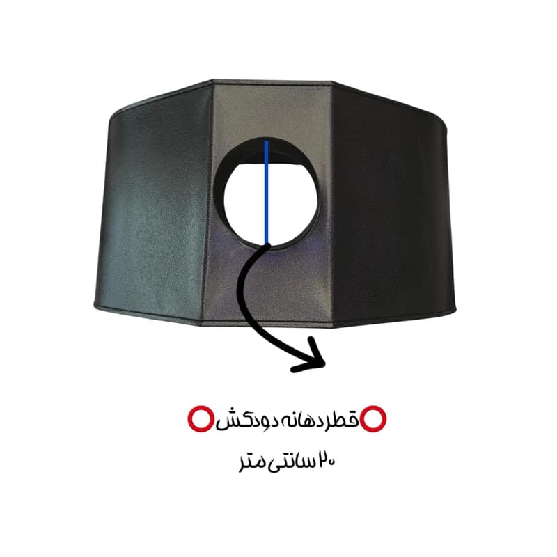 کباب پز 1 متری هیزم مدل 15 شعله — تصویر ۷