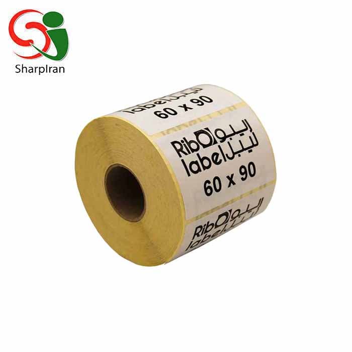 لیبل کاغذی 90*60 تک ردیفه 1000 عددی