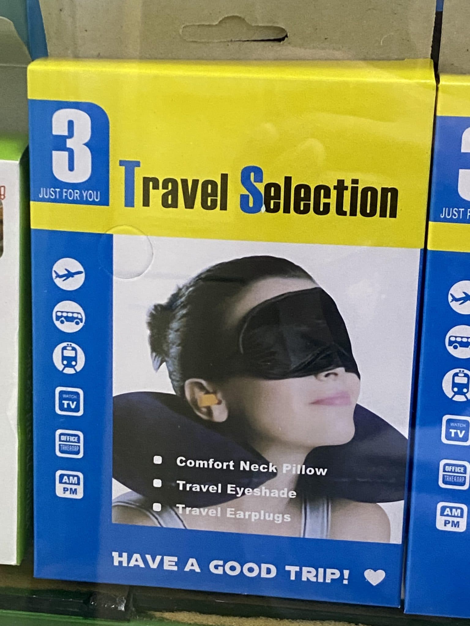 بالش بادی مدل travel selection به همراه چشم بند — تصویر ۵