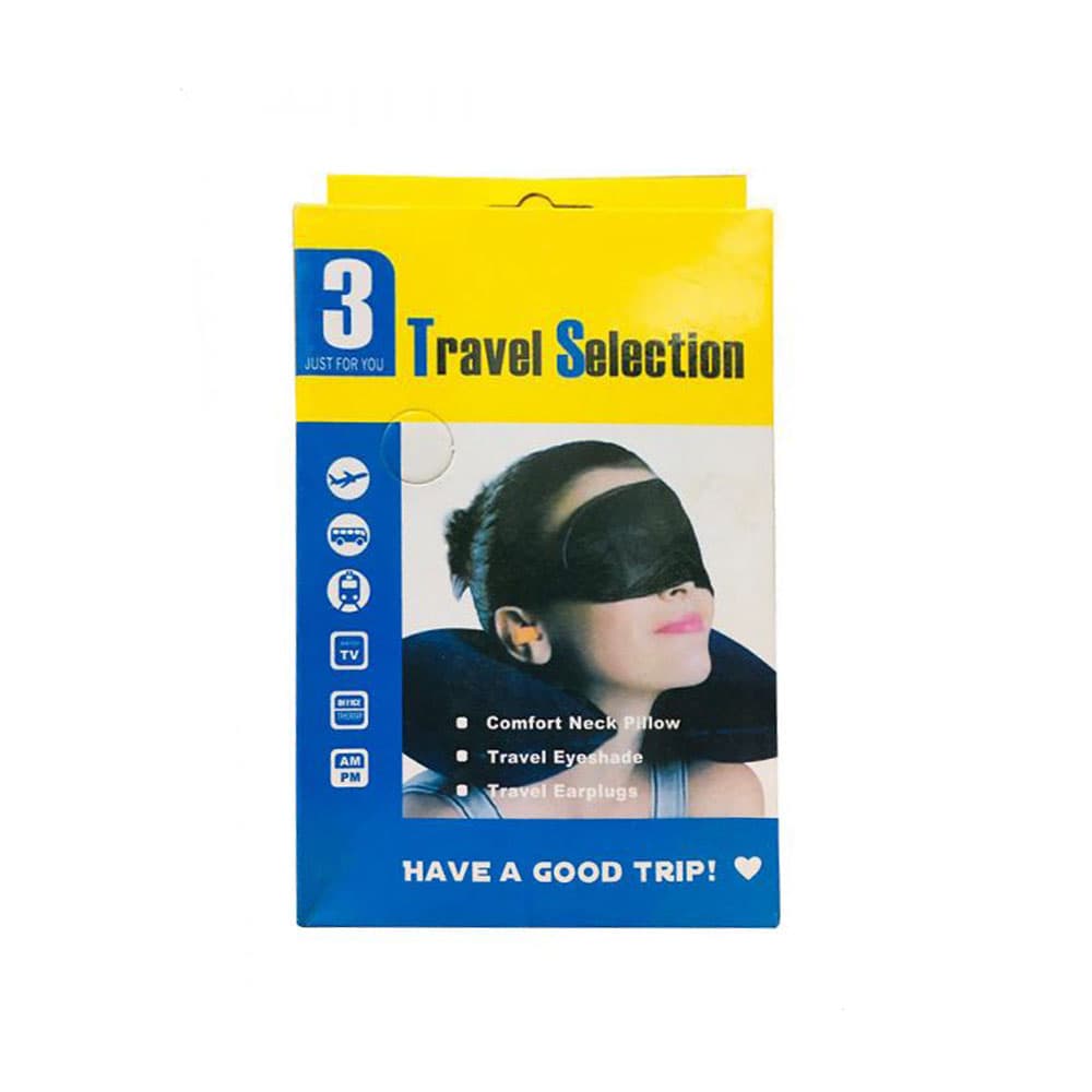 بالش بادی مدل travel selection به همراه چشم بند