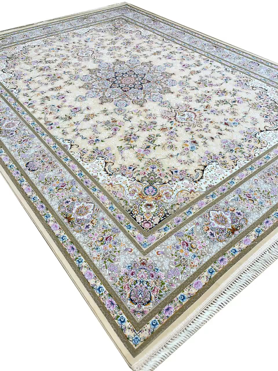 فرش طرح درسا 1200 شانه گل برجسته کد 1830