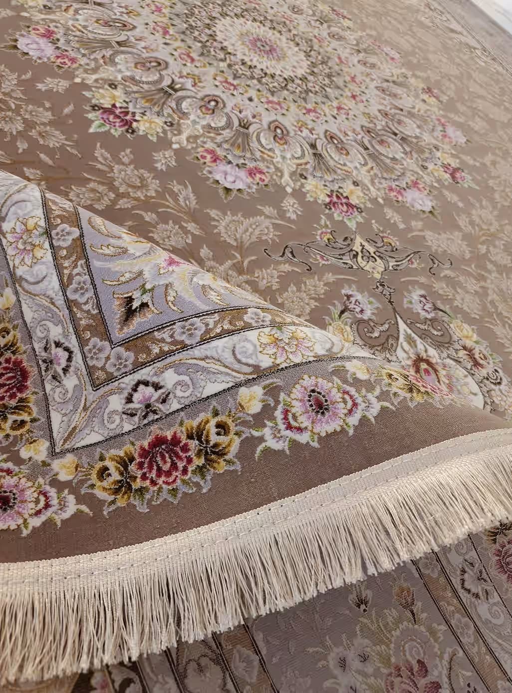 فرش طرح پاشا 1200 شانه 10 رنگ کد 1363 — تصویر ۸