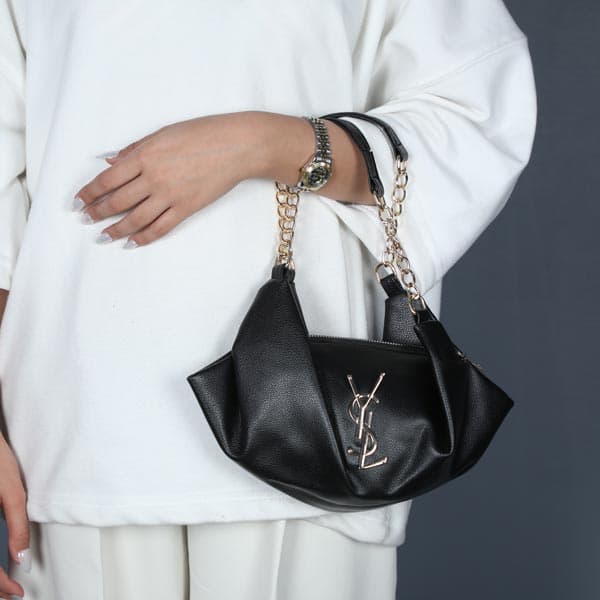کیف زنانه مشکی عارف YSL — تصویر ۲