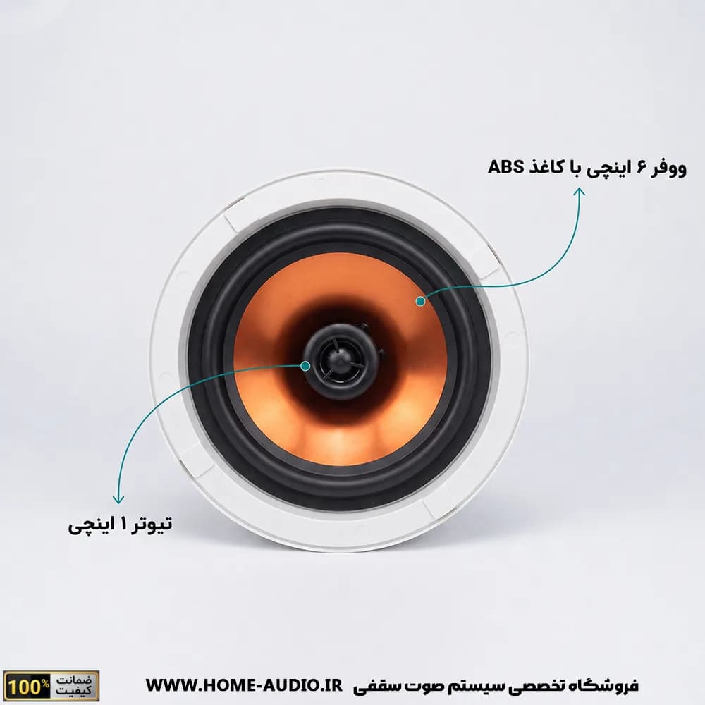 اسپیکر سقفی نایس ویس مدل IC 6 — تصویر ۶