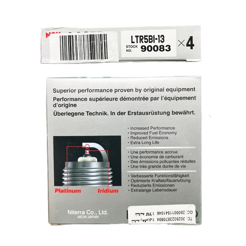 شمع ته کونیک (مزدا۳) LTR5BI:13-90083 ان جی کا ژاپن — تصویر ۲