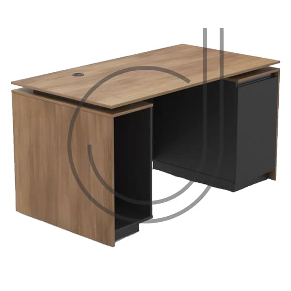 میز کارمندی نیلپر باکس‌دار و جای کیس ODT 465 BL-CR
