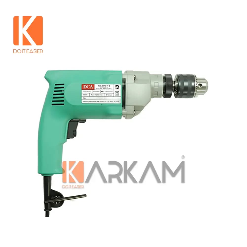 دریل سه نظام آچاری چکشی دی سی ای مدل DCA AZJ03-13 — تصویر ۵