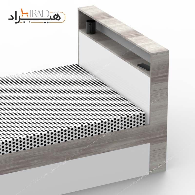 تخت خواب یک نفره هیراد مدل Z117 — تصویر ۸