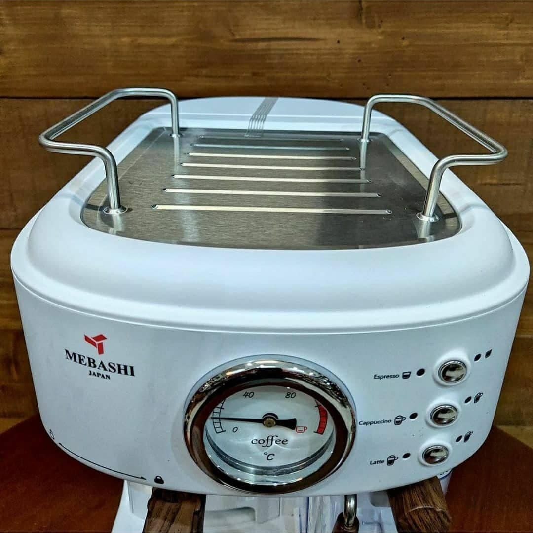 اسپرسوساز مباشی ECM2500 ظرفیت ۱.۵ لیتر | فیلتر استیل + بخار قدرتمند — تصویر ۹