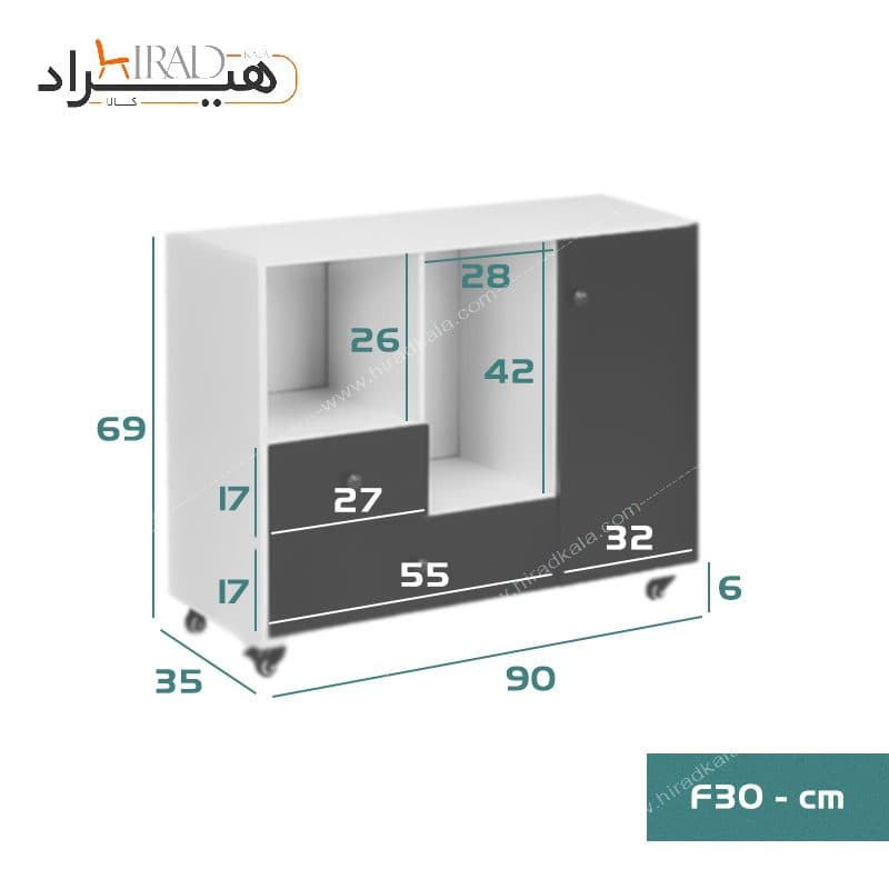 فایل کشویی هیراد مدل F30 — تصویر ۵