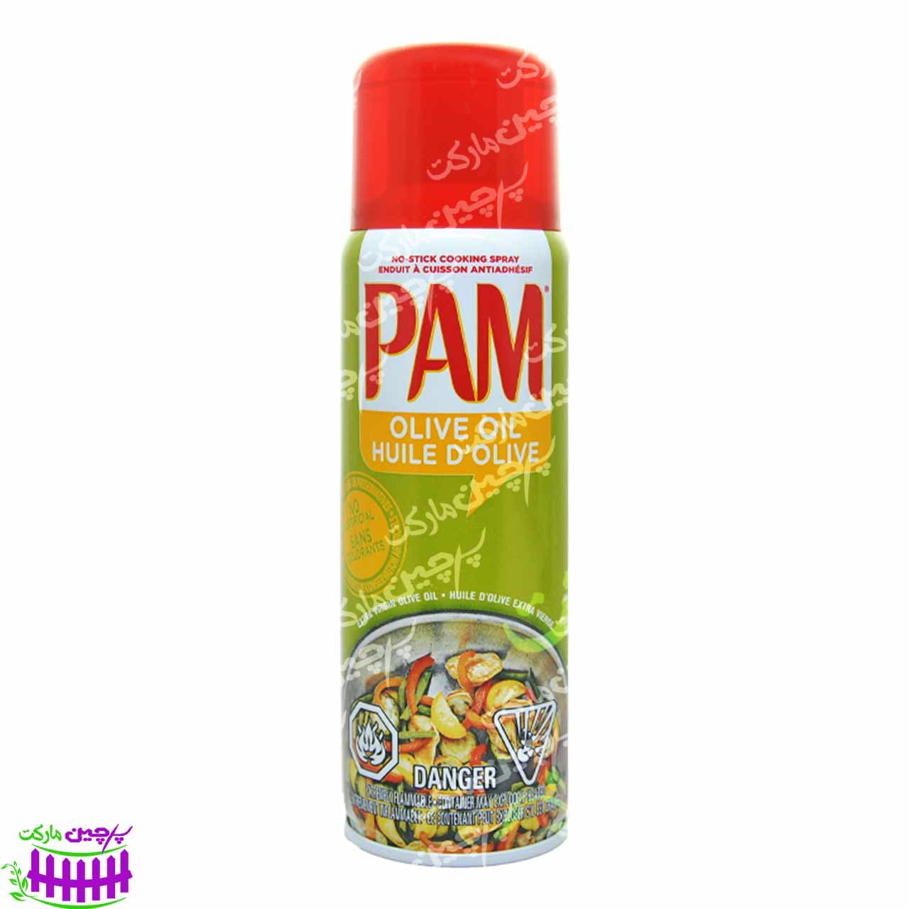 اسپری روغن زیتون بدون بو 140 گرم پم – pam — تصویر ۵
