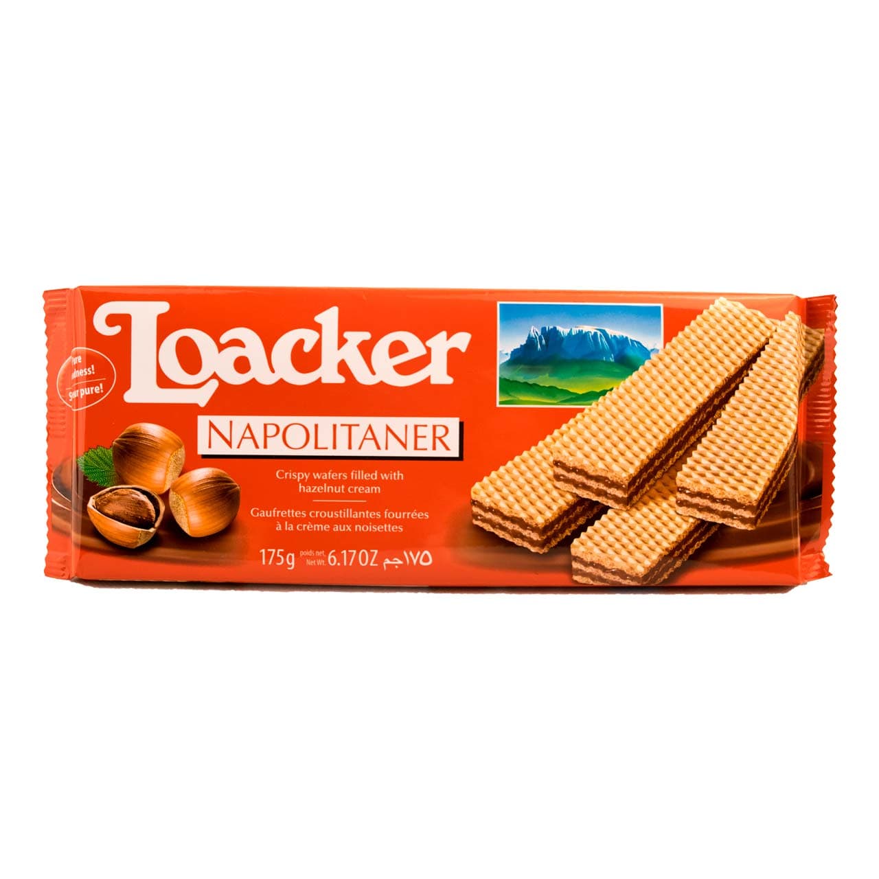 ویفر فندقی ۱۷۵ گرم لواکر – loacker