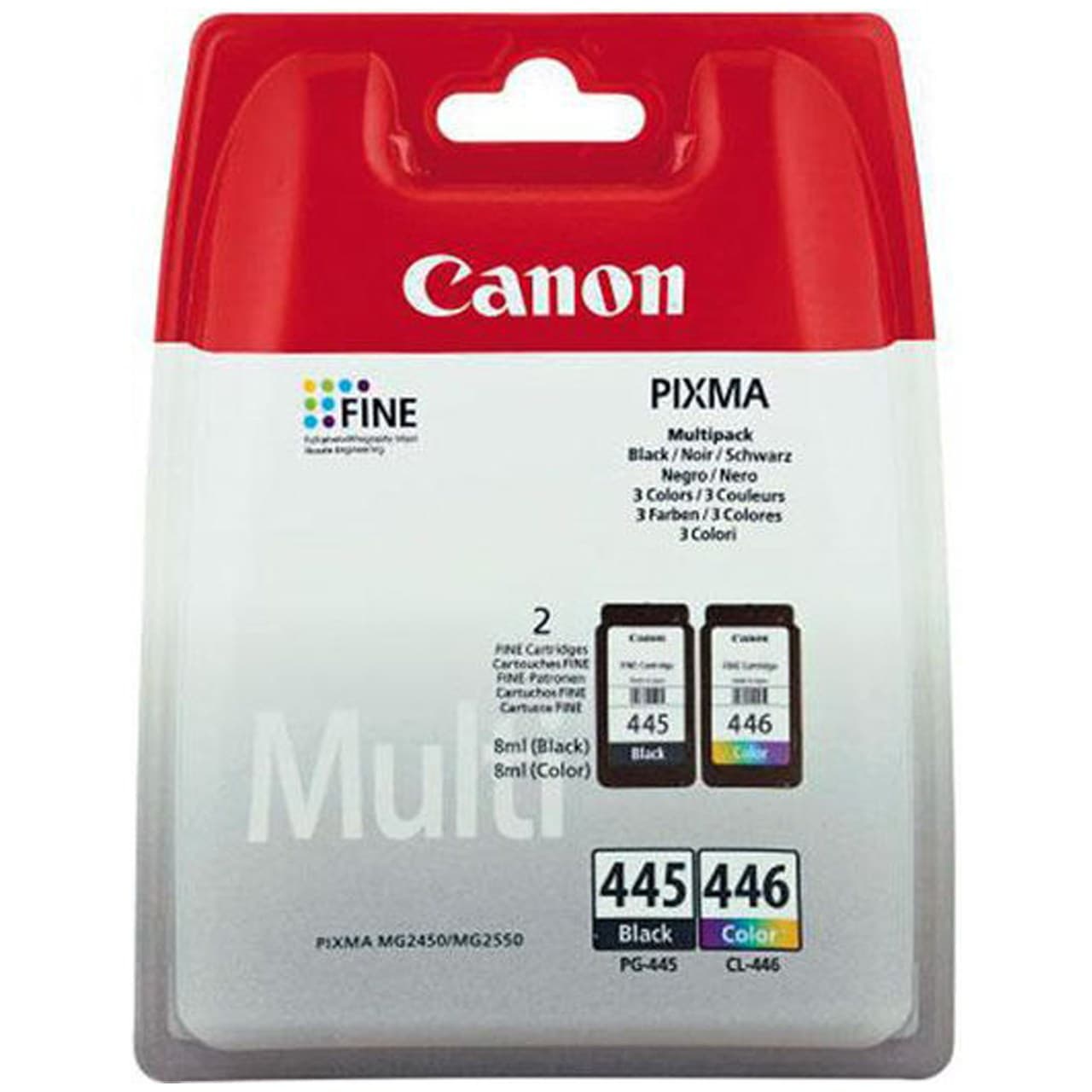 پک کارتریج مدل PG-445 و CL-446 فابریک اصلی
