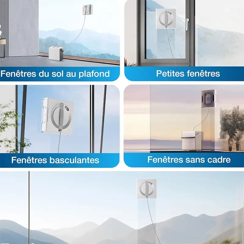ربات شیشه پاک کن Ecovacs Winbot W2 Pro Omni — تصویر ۸