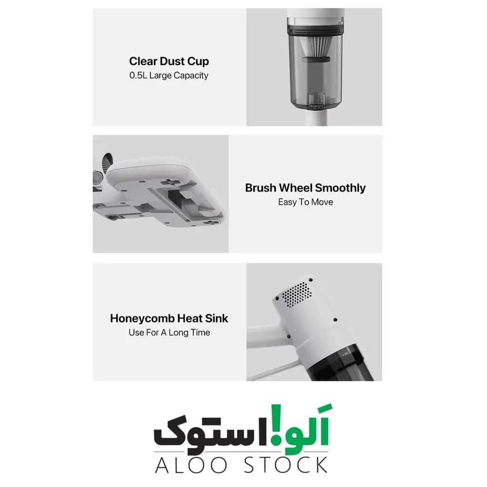 جارو برقی شیائومی مدل Lydsto V1 — تصویر ۹