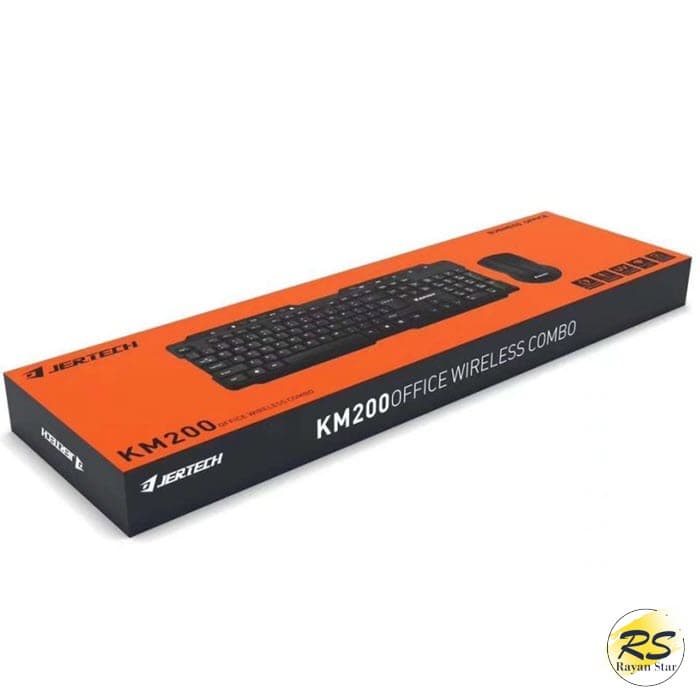 کیبورد و ماوس بی سیم جرتک مدل JERTECH KM200 — تصویر ۷