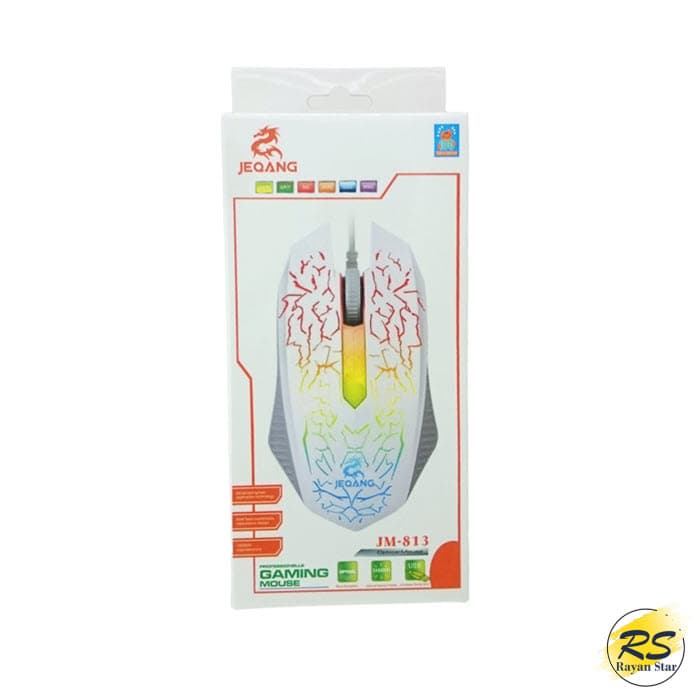 ماوس سیم دار گیمینگ جکنگ مدل JEQANG JM-813 — تصویر ۵