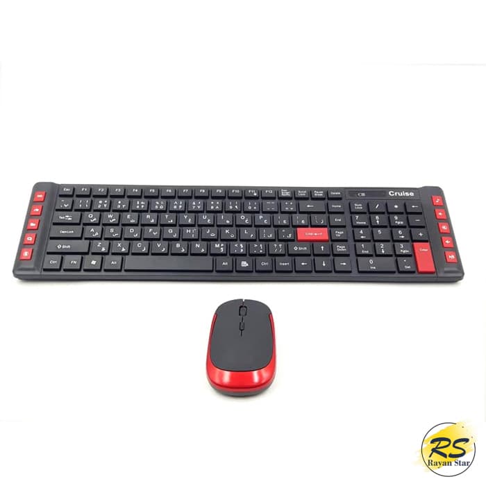 کیبورد و ماوس بی سیم مدل KB-M1 — تصویر ۹