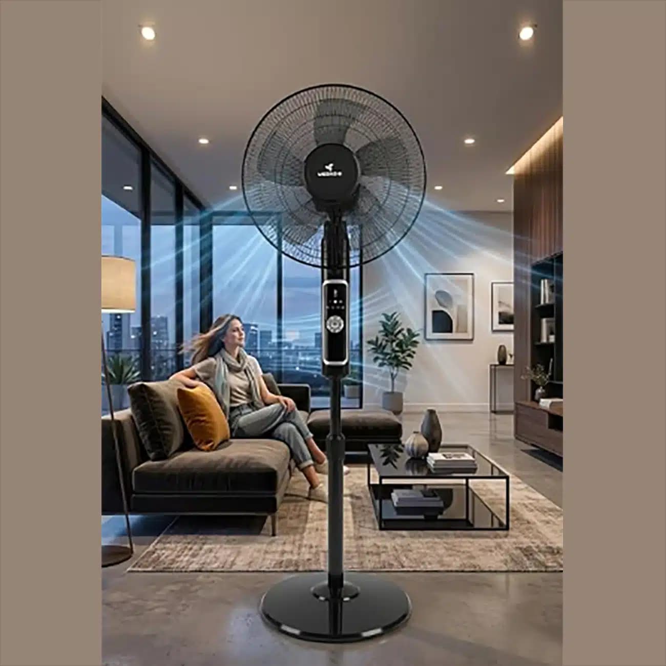 پنکه ایستاده برقی مباشی Mebashi مدل ME-STF1002 ریموت دار — تصویر ۷