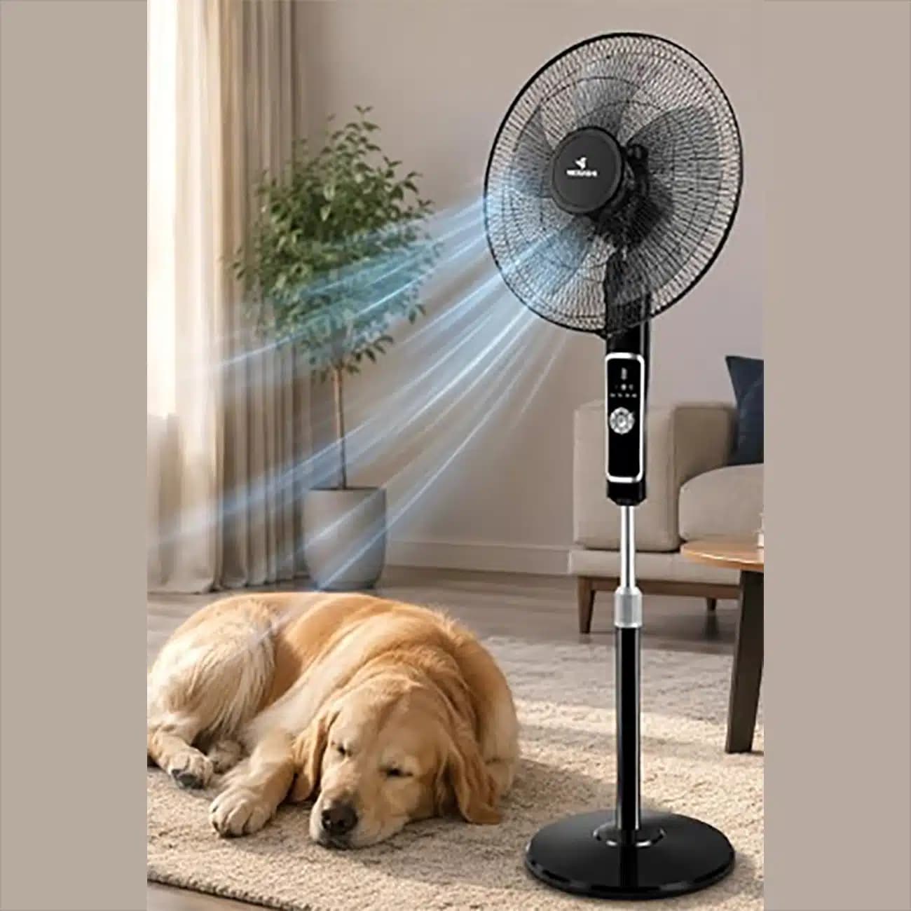 پنکه ایستاده برقی مباشی Mebashi مدل ME-STF1002 ریموت دار — تصویر ۹