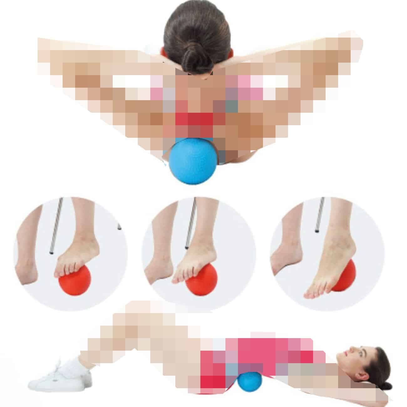 توپ ماساژ مگا فیتنس Mega Fitness مدل 022 برجسته — تصویر ۴