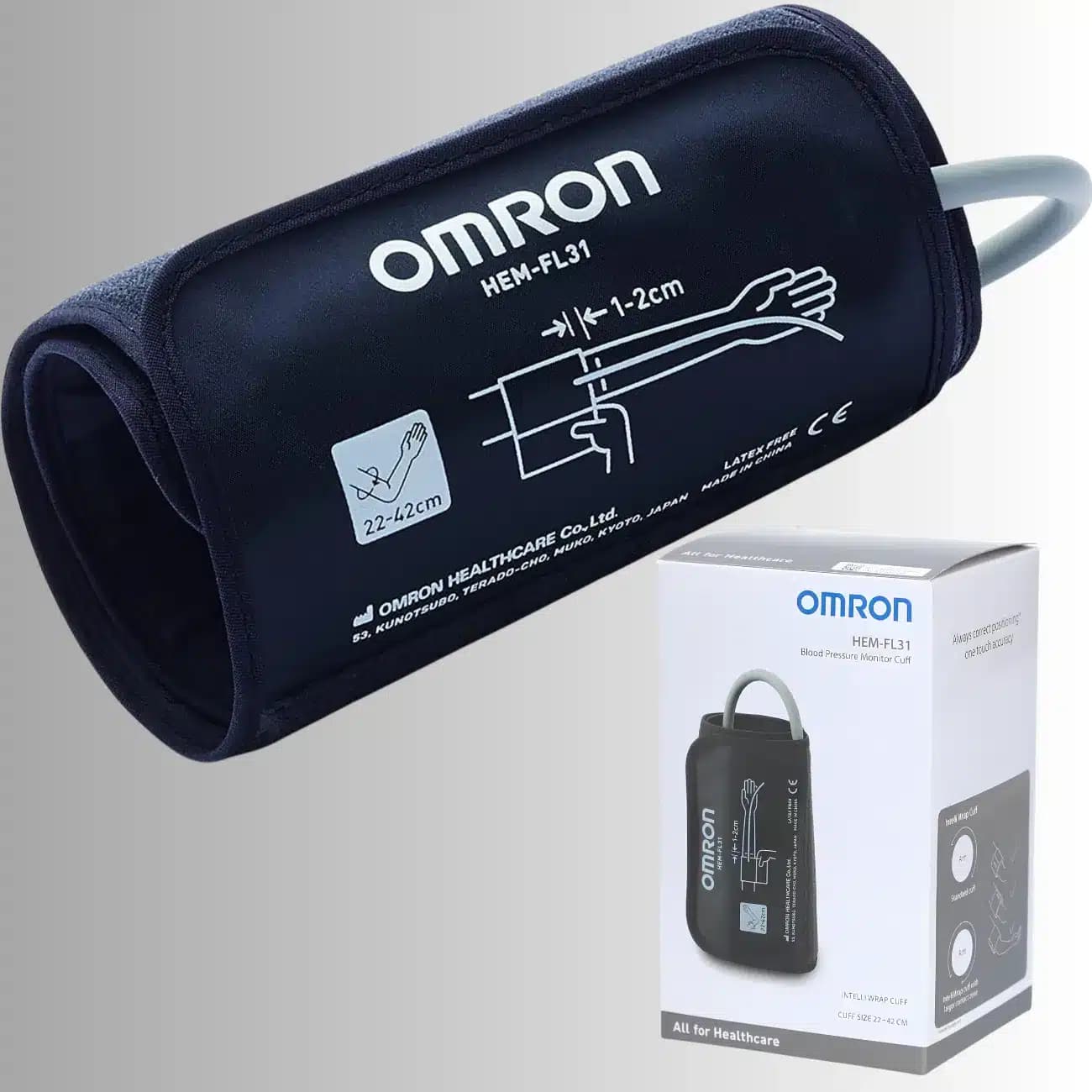 کاف فشارسنج امرن OMRON مدل HEM-FL31-E سایز 22 تا 42 سانتی متر — تصویر ۸