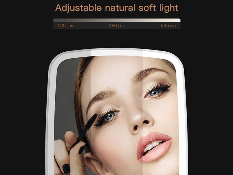 آینه رومیزی شیائومی XIAOMI JORDAN & JULY LED Mirror NV026 — تصویر ۷