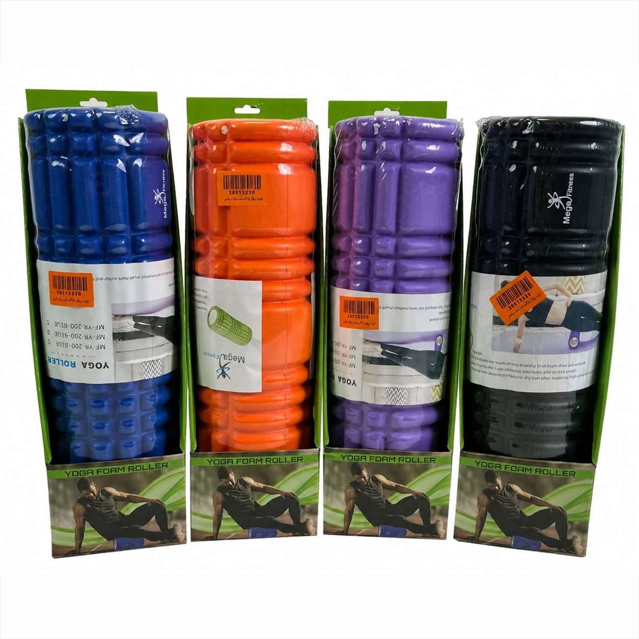 فوم رولر توخالی مگا فیتنس mega fitness مدل MF-YR-200 طول 45 سانتی متر — تصویر ۵