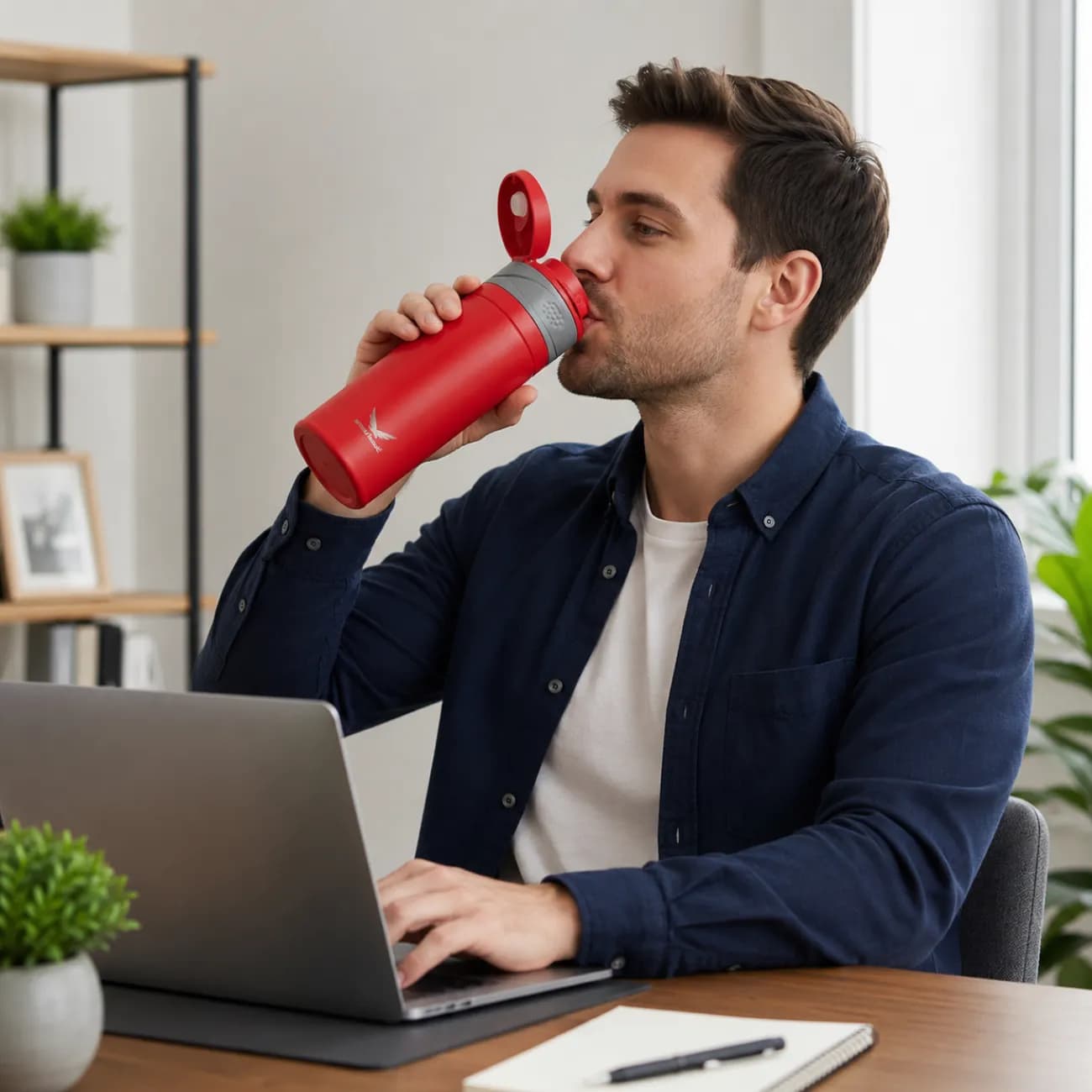 تراول ماگ دو جداره اسنوهاک Snow Hawk مدل SN-C6156 ظرفیت 400ml — تصویر ۳