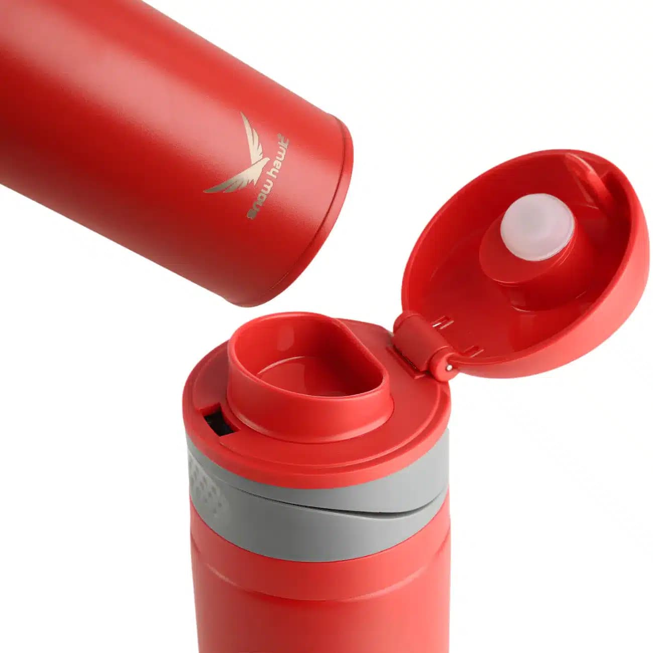 تراول ماگ دو جداره اسنوهاک Snow Hawk مدل SN-C6156 ظرفیت 400ml — تصویر ۸