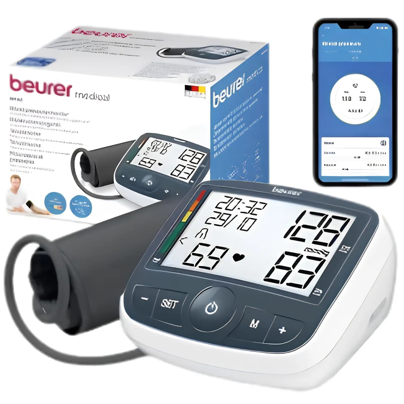 فشارسنج بازویی بیورر Beurer مدل BM 40 همراه با آداپتور — تصویر ۲