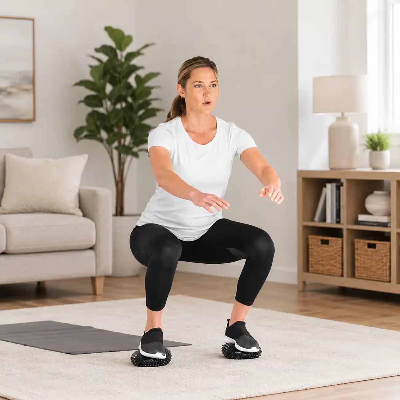 نیم کره تعادلی مگافیتنس Mega Fitness مدل MF-BS100 دوتایی — تصویر ۳