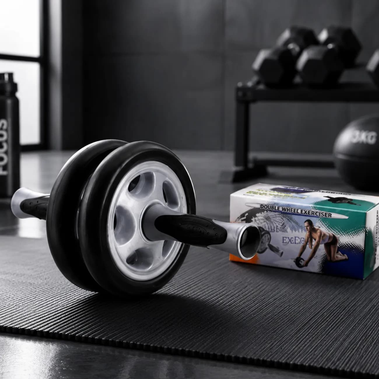 رولر شکم مگا فیتنس Mega Fitness مدل 701TR دو چرخ — تصویر ۸
