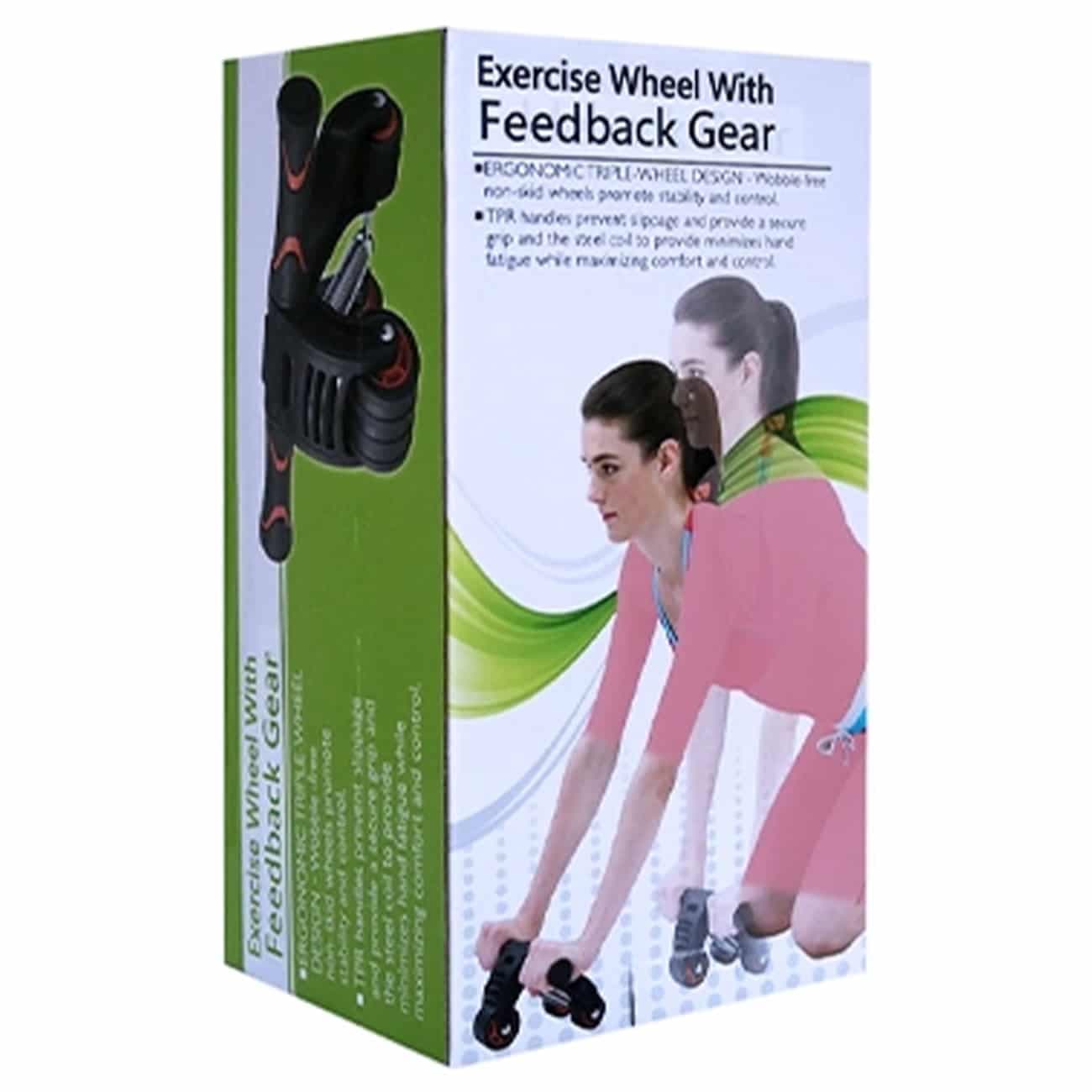 رولر شکم و پهلو مگا فیتنس Mega fitness مدل DB-704 سه چرخ فنردار — تصویر ۳
