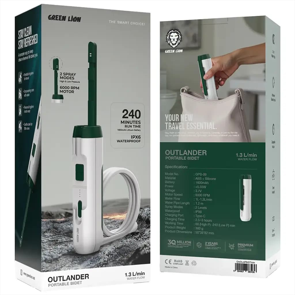 بیده پرتابل گرین لاین مدل Green Lion Outlander Portable Bidet — تصویر ۸