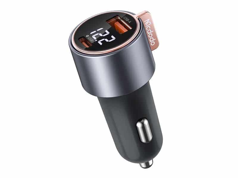 شارژر فندکی فست شارژ ماشین تایپ سی 75 وات مک دودو CC-369