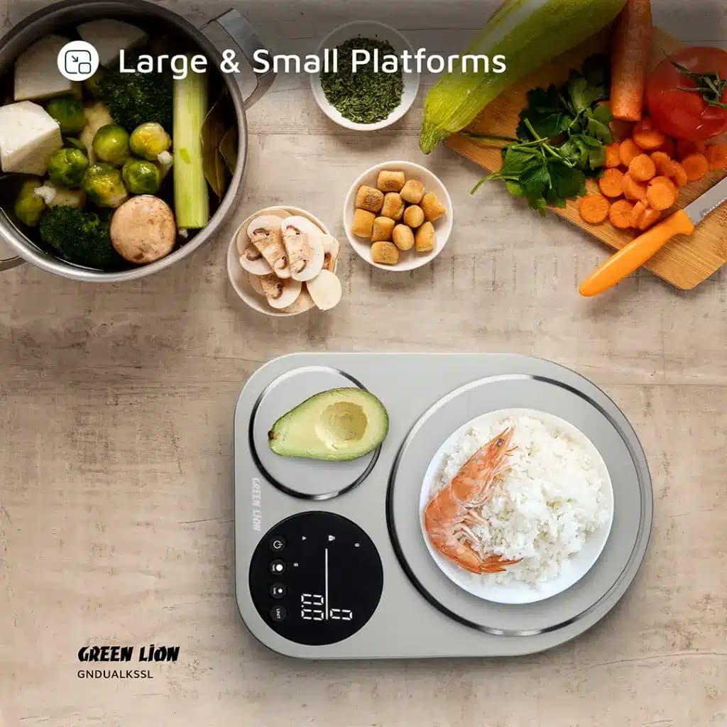 ترازوی آشپزخانه دوگانه گرین لاین مدل Green Lion Dual Kitchen Scale — تصویر ۸