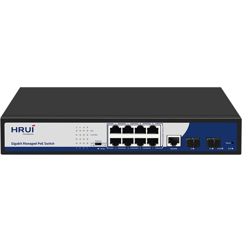 سوئیچ مدیریتی HRUI PoE مدل HR-AFGM-82NS — تصویر ۷