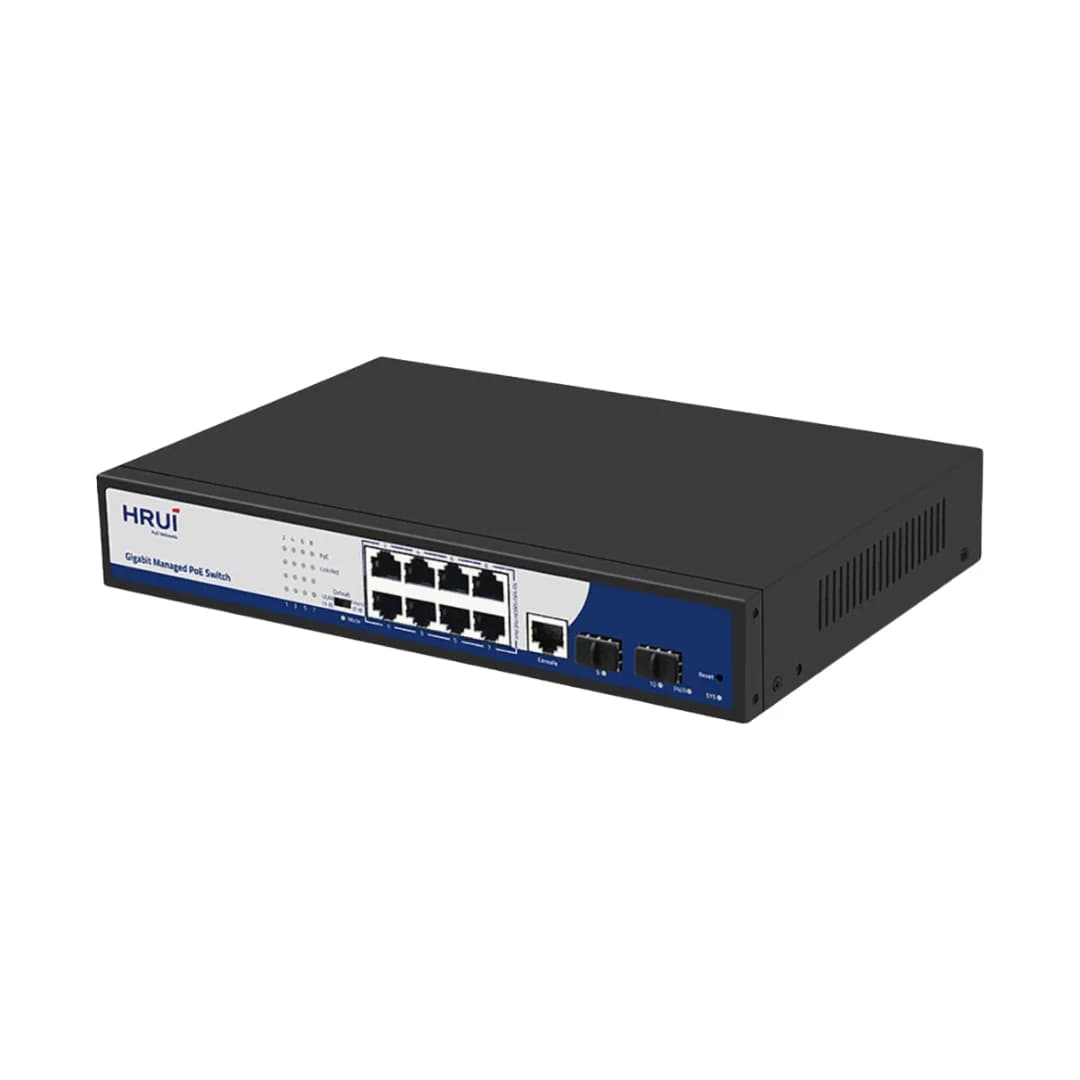 سوئیچ مدیریتی HRUI PoE مدل HR-AFGM-82NS — تصویر ۱۰