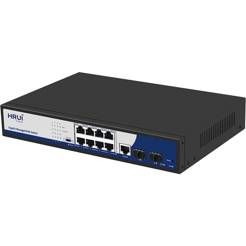 سوئیچ مدیریتی HRUI PoE مدل HR-AFGM-82NS — تصویر ۸