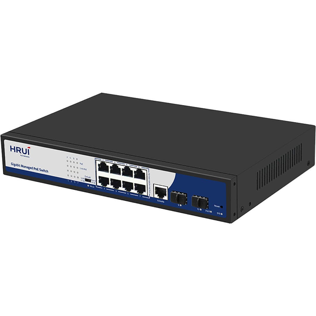 سوئیچ مدیریتی HRUI PoE مدل HR-AFGM-82NS — تصویر ۶