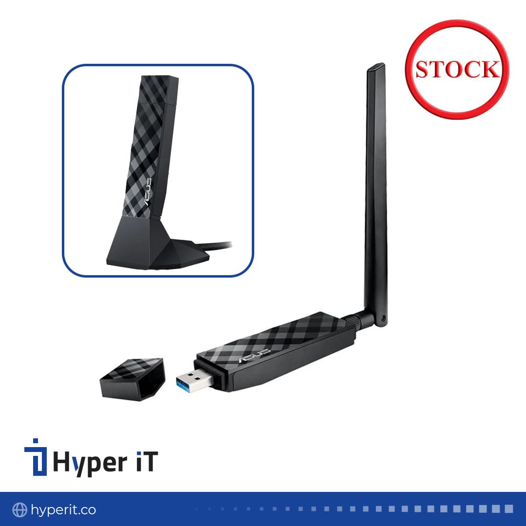 کارت شبکه بی‌سیم و دوبانده USB 3.0 ایسوس مدل USB-AC56