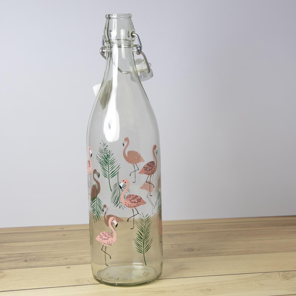بطری شیشه ای طرحدار ایتالیا کد 5409 — تصویر ۳