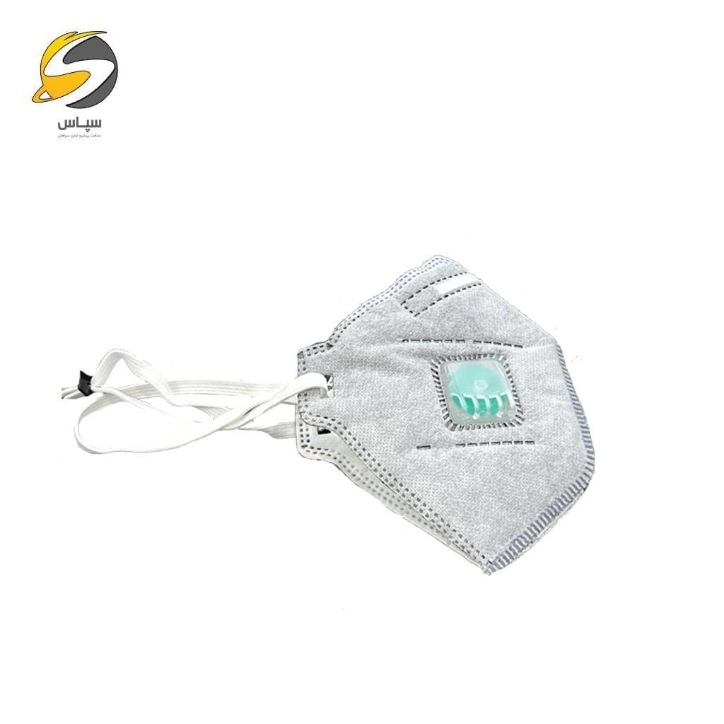 ماسک تنفسی N99 سپاس مدل هشت لایه کربن دار سوپاپدار FFP3 8236 VIP