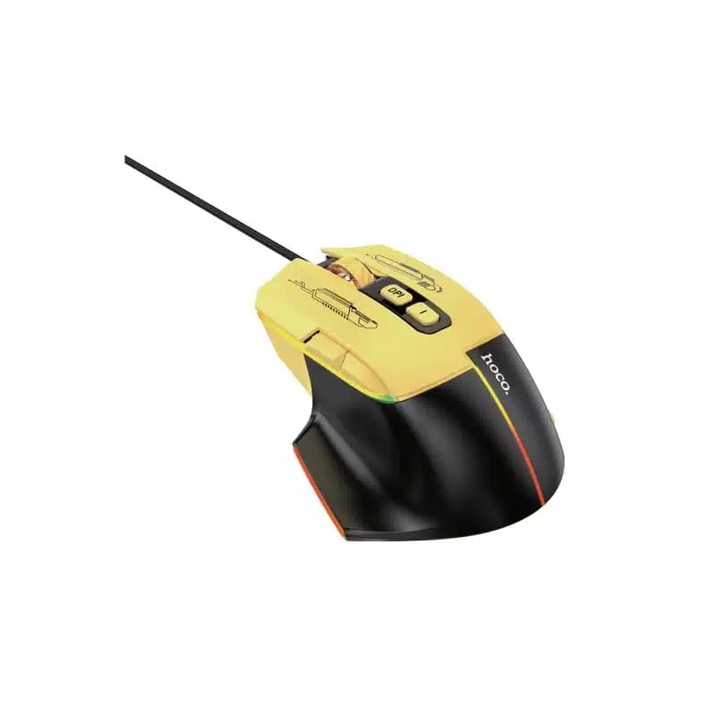 موس سیم دار گیمینگ 7 کلیده 3600DPI برند HOCO مدل GM31 — تصویر ۲