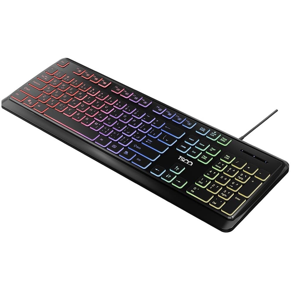 صفحه کلید RGB سیم دار تسکو مدل TK 8046 — تصویر ۳