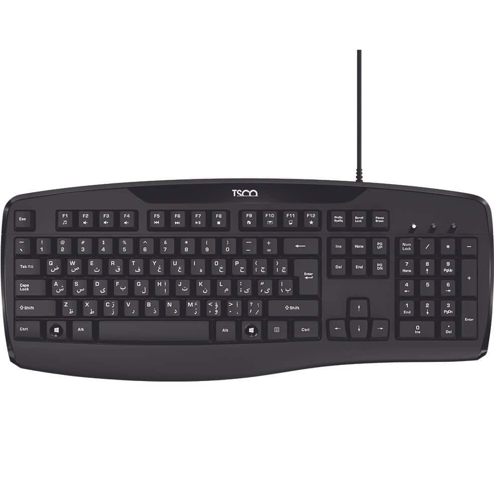 صفحه کلید سیم دار تسکو مدل TK 8043