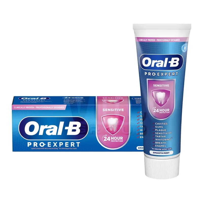 خمیر دندان اورال بی Pro-Expert Sensitive حجم 75 میل — تصویر ۳
