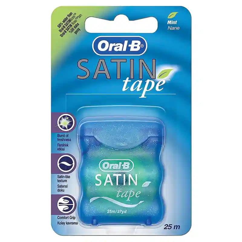 نخ دندان اورال بی ساتین نواری Satin Tape — تصویر ۲